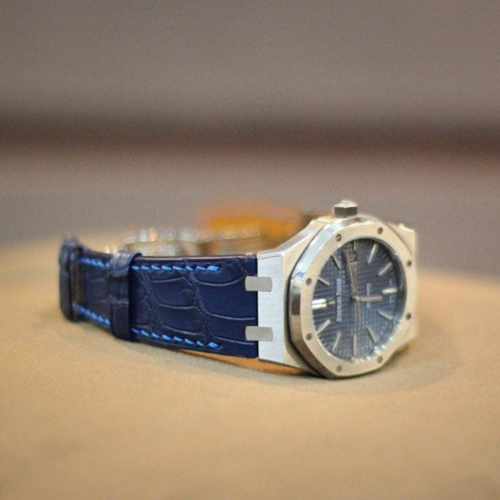Alligator Leather Strap for Audemars Piguet Royal Oak 41mm