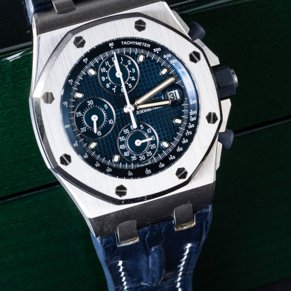 Alligator Leather Strap for AP Royal Oak Offshore 42mm