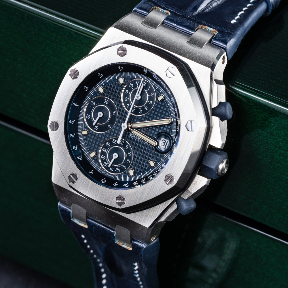 Alligator Leather Strap for AP Royal Oak Offshore 42mm