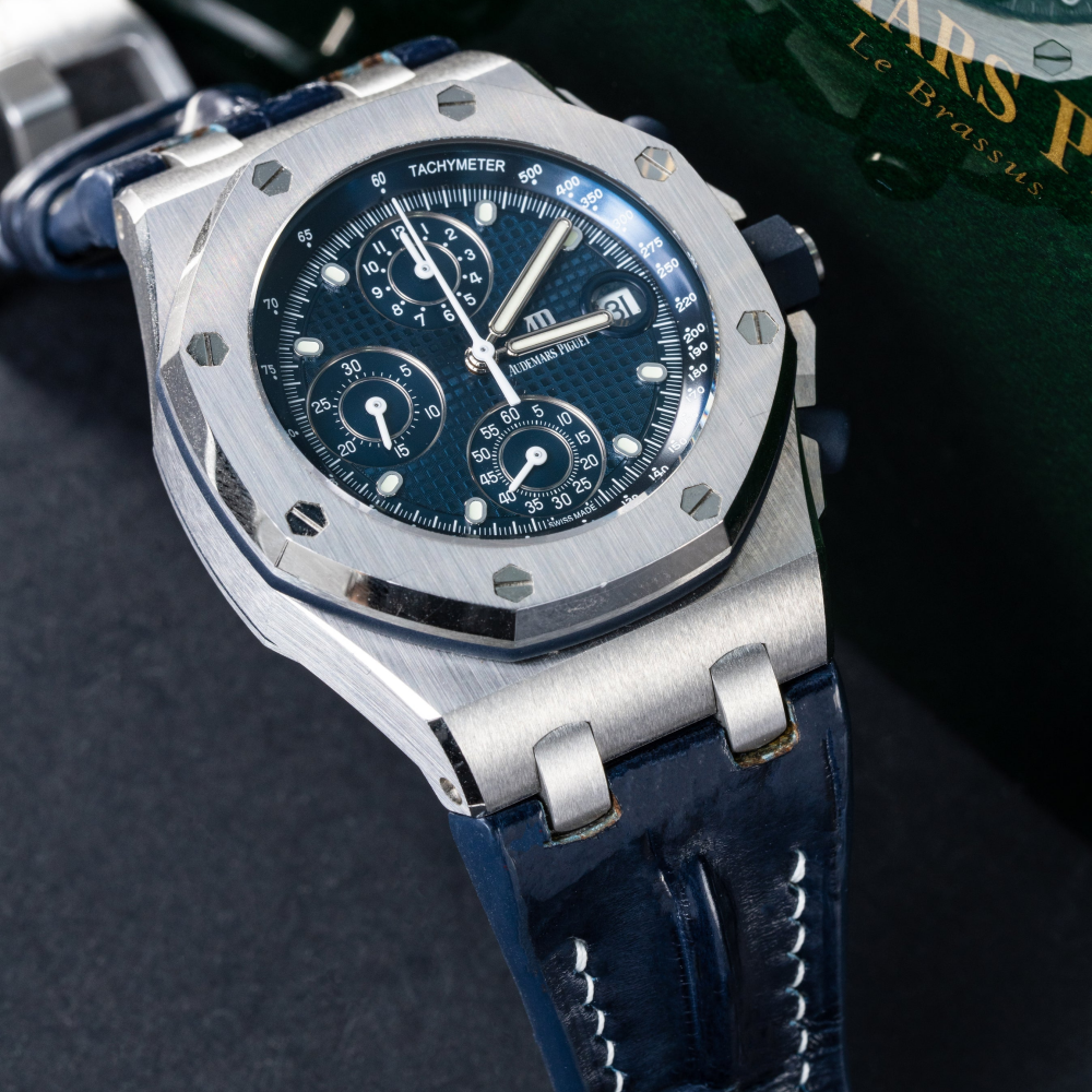 Alligator Leather Strap for AP Royal Oak Offshore 42mm