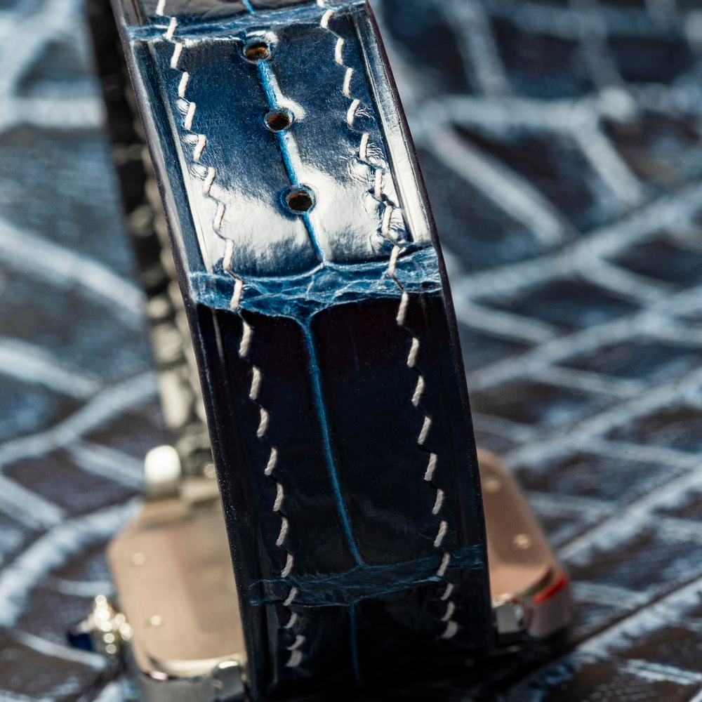Alligator Leather Strap for Cartier Santos Dumont