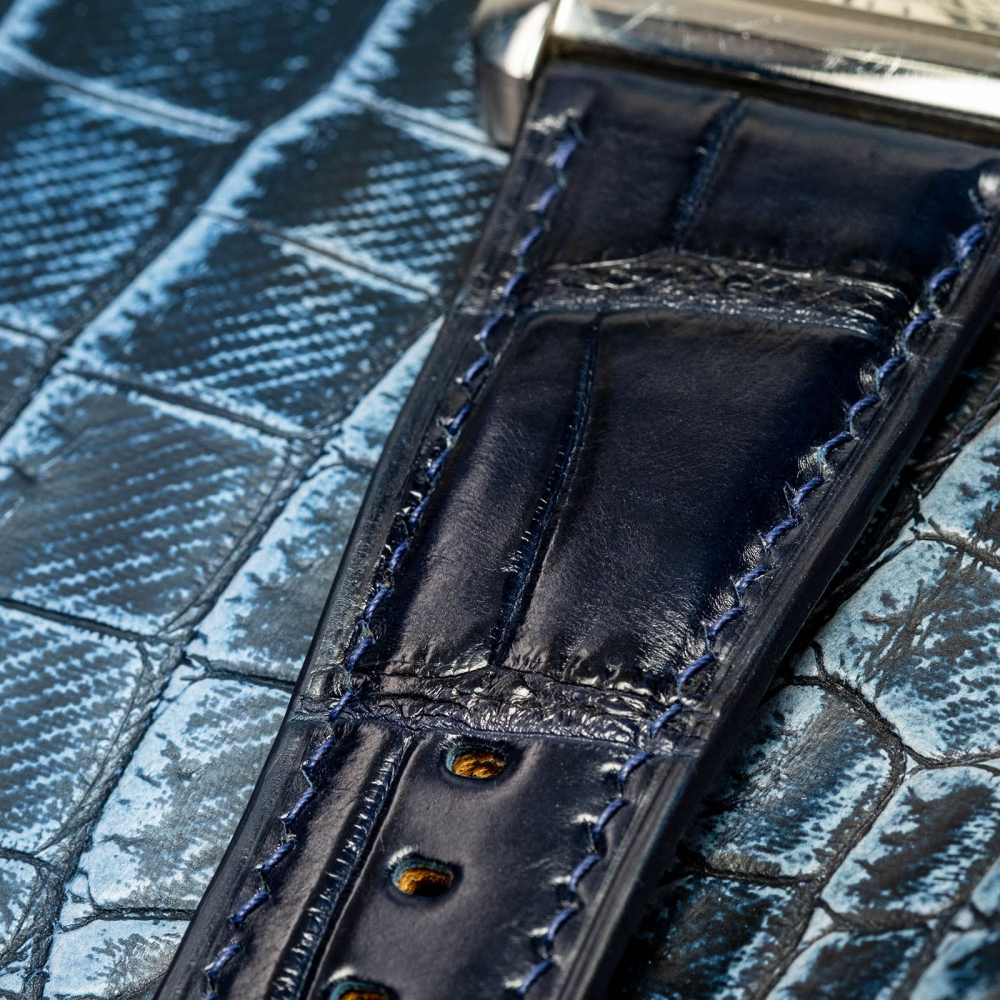 Alligator Leather Strap for Cartier Tank