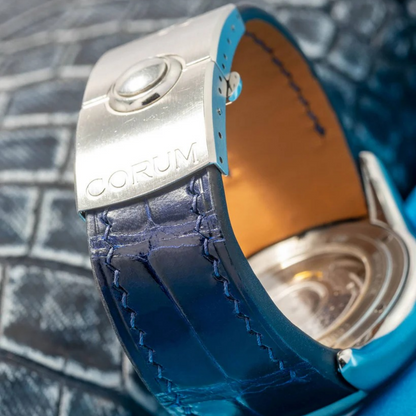 Alligator Leather Strap for Corum Bubble