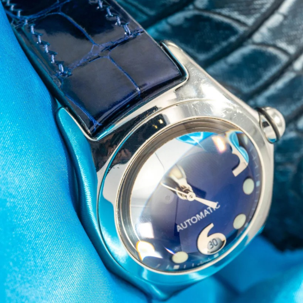 Alligator Leather Strap for Corum Bubble