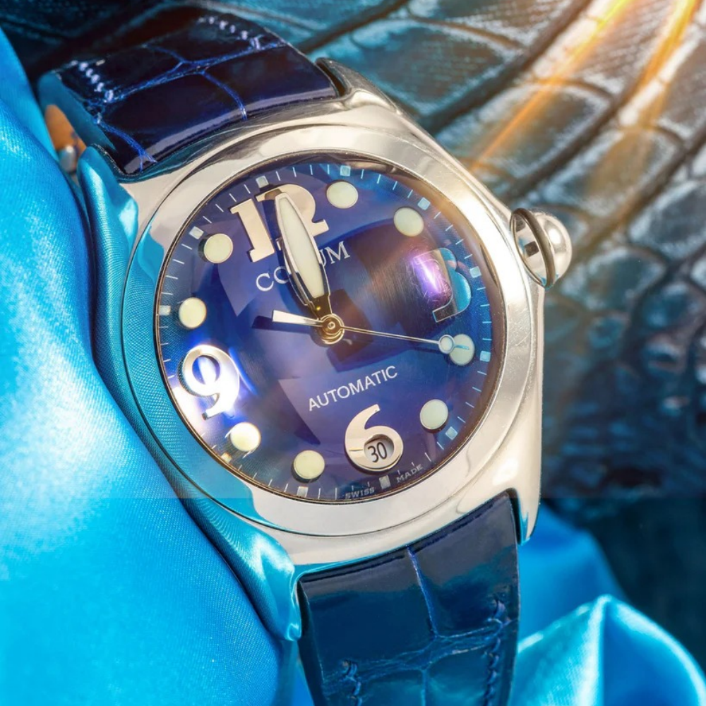 Alligator Leather Strap for Corum Bubble