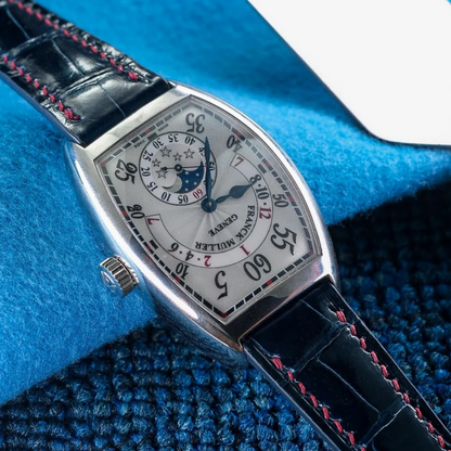 Alligator Leather Strap for Franck Muller Cintrée Curvex
