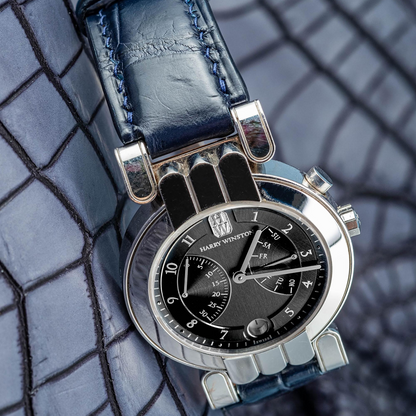 Alligator Leather Strap for Harry Winston