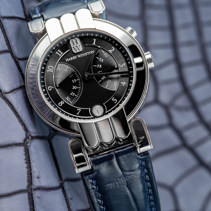 Alligator Leather Strap for Harry Winston