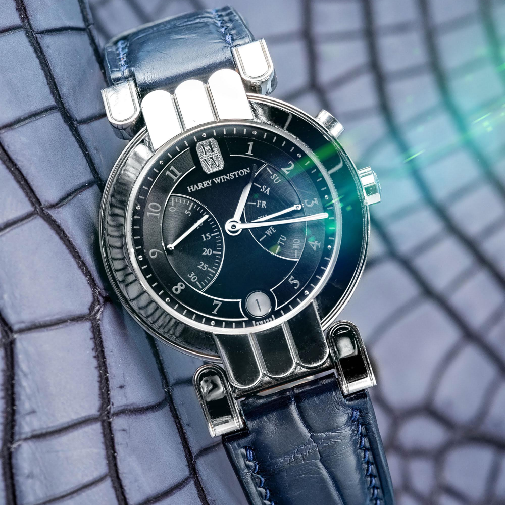 Alligator Leather Strap for Harry Winston