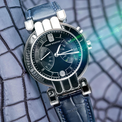Alligator Leather Strap for Harry Winston