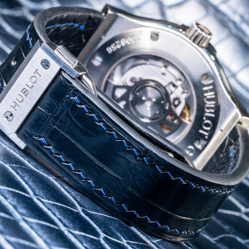 Alligator Leather Strap for Hublot Classic Fusion