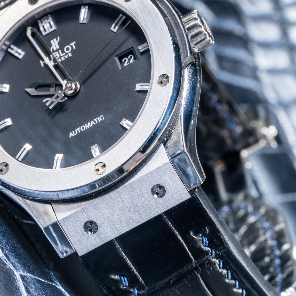 Alligator Leather Strap for Hublot Classic Fusion