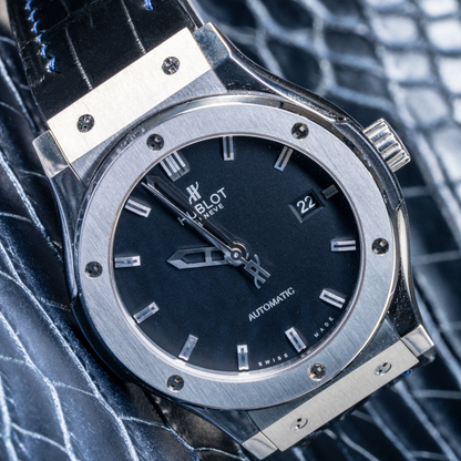 Alligator Leather Strap for Hublot Classic Fusion