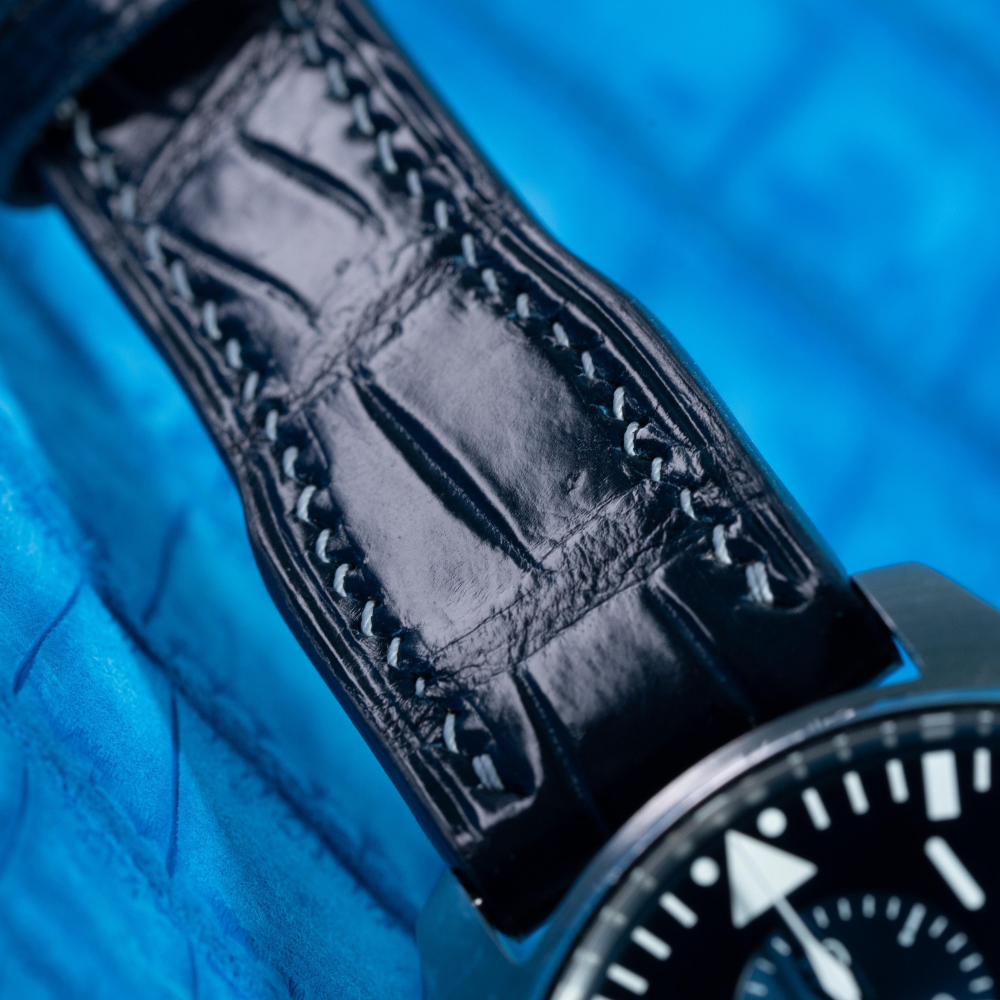 Alligator Leather Strap for IWC Pilot