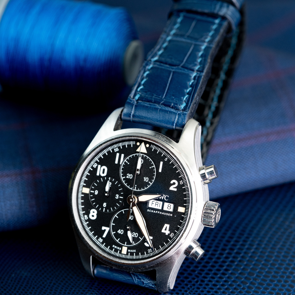 Alligator Leather Strap for IWC Pilot