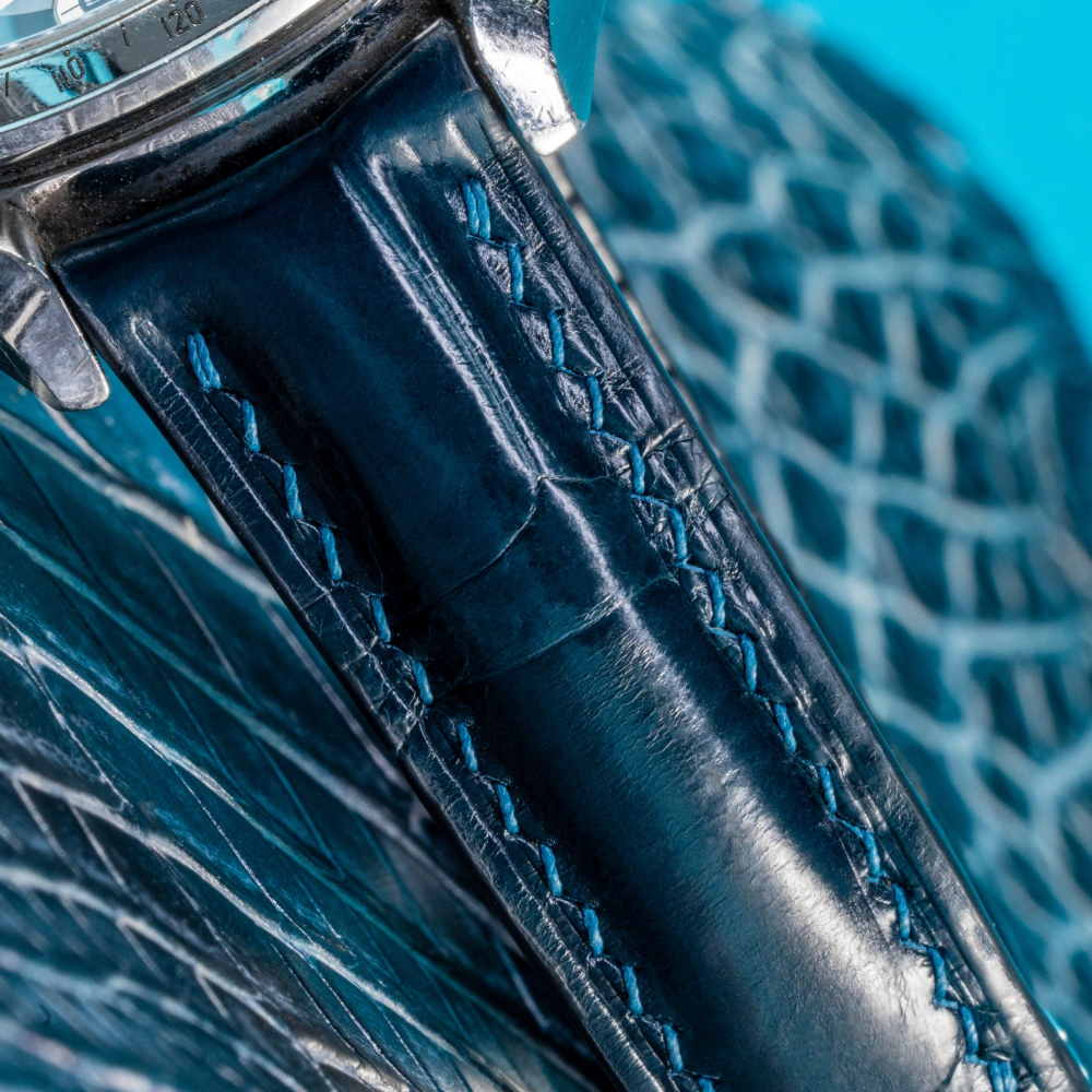 Alligator Leather Strap for Omega Speedmaster