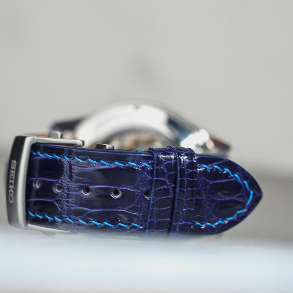 Alligator Leather Strap for Seiko