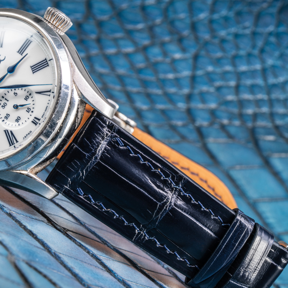Alligator Leather Strap for Seiko