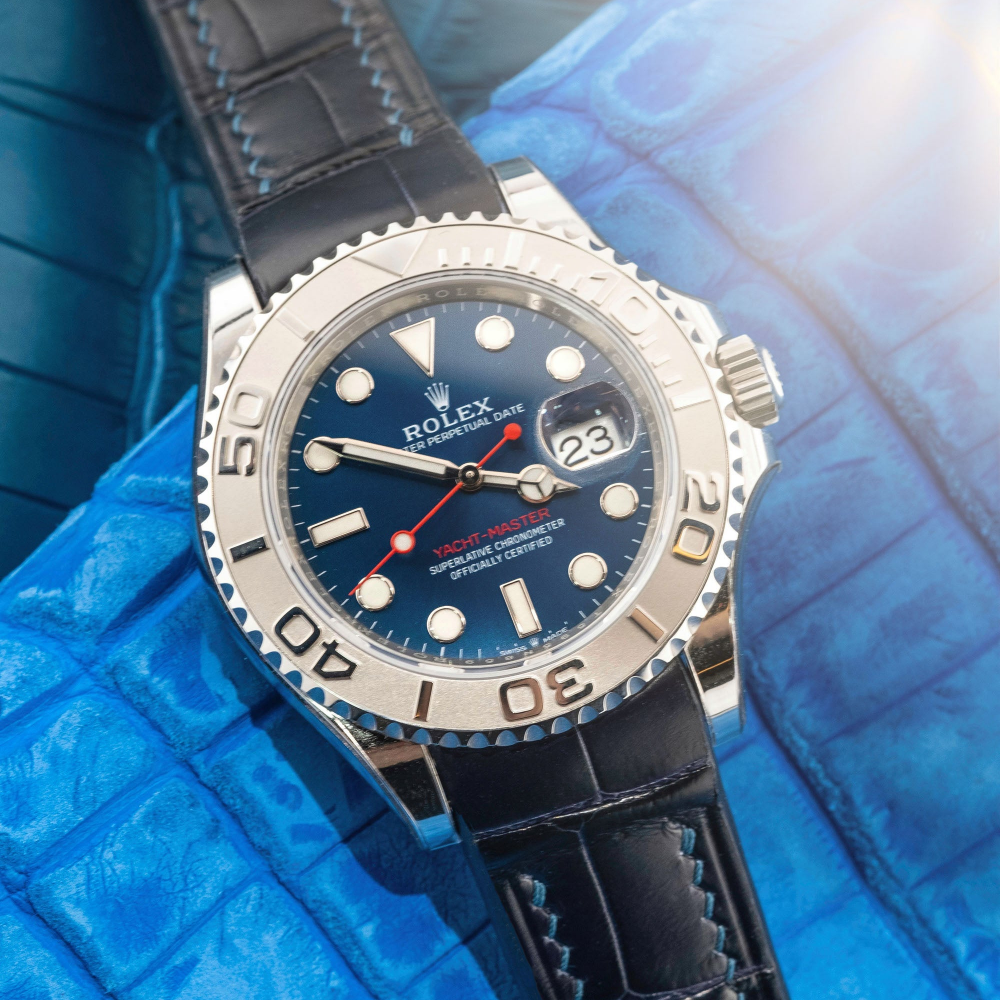Alligator Leather Strap for Rolex Yacht-Master