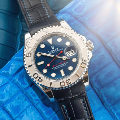 Alligator Leather Strap for Rolex Yacht-Master