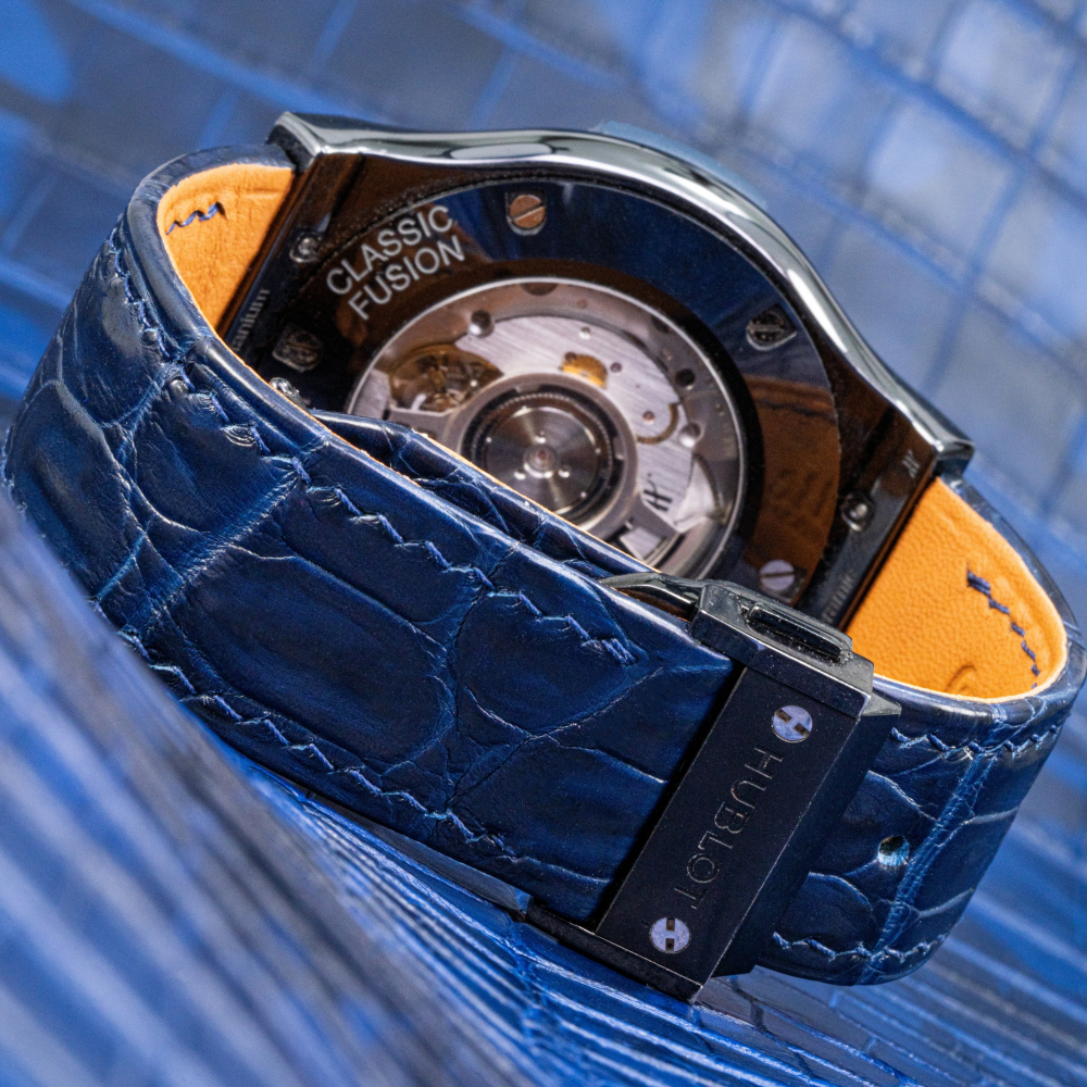 Alligator Leather Strap for Hublot Classic Fusion