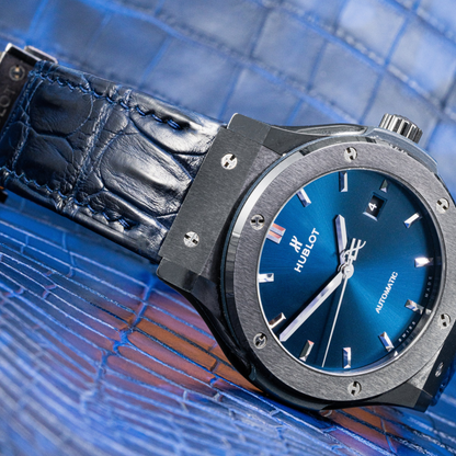 Alligator Leather Strap for Hublot Classic Fusion