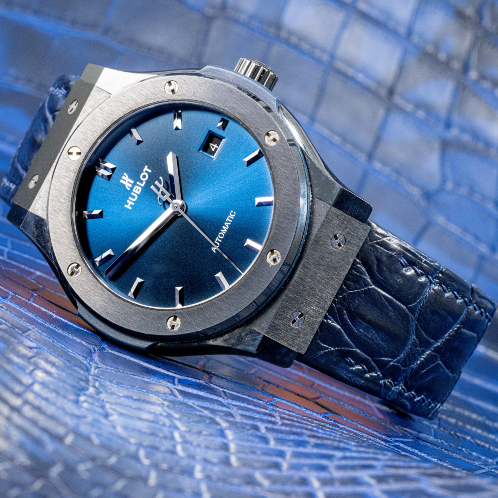 Alligator Leather Strap for Hublot Classic Fusion