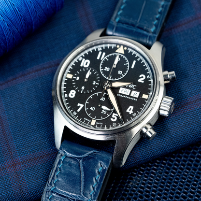 Alligator Leather Strap for IWC Pilot