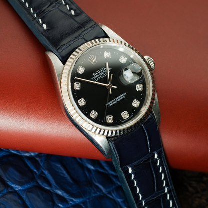 Alligator Leather Strap for Rolex Datejust