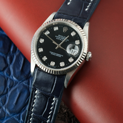 Alligator Leather Strap for Rolex Datejust