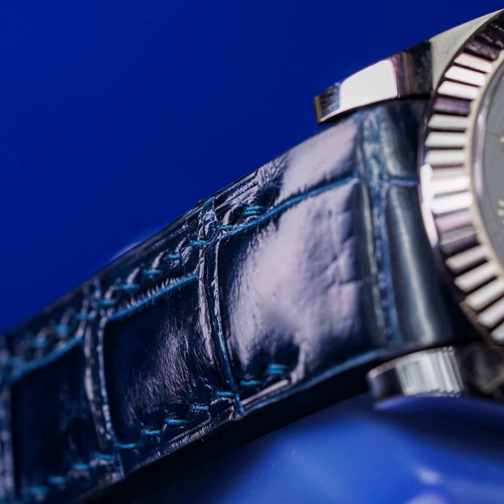 Alligator Leather Strap for Rolex Datejust