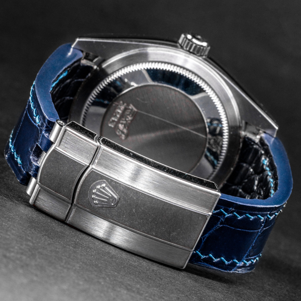 Alligator Leather Strap for Rolex Sky-Dweller