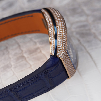 Alligator Leather Strap for Franck Muller Vanguard