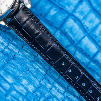 Omega Seamaster Alligator Leather Strap – Handmade Custom Fit