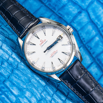 Omega Seamaster Alligator Leather Strap – Handmade Custom Fit