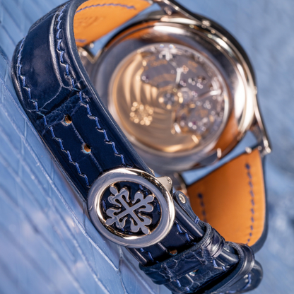 Alligator Leather Strap for Patek Philippe Annual Calendar
