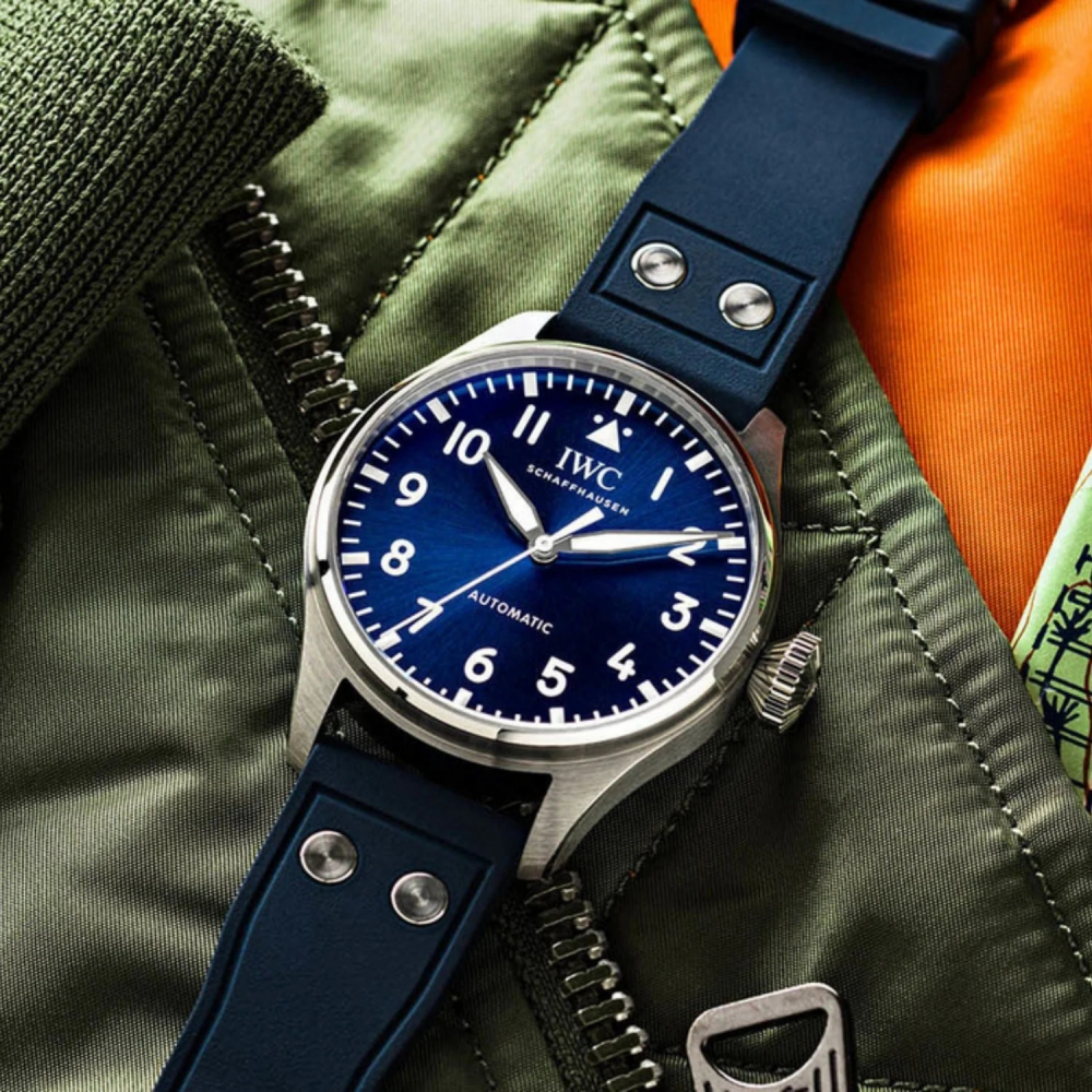 FKM Rubber Strap for IWC with Rivets