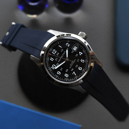 FKM Rubber Strap for Hamilton Khaki Field