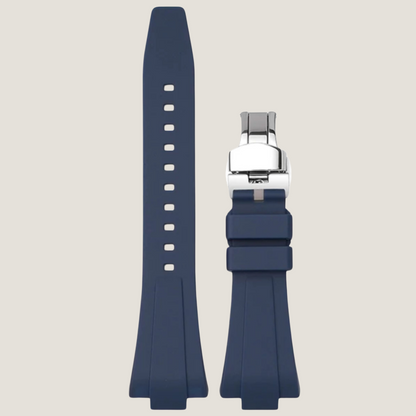 FKM Rubber Strap for Tissot PRX Folding Buckle