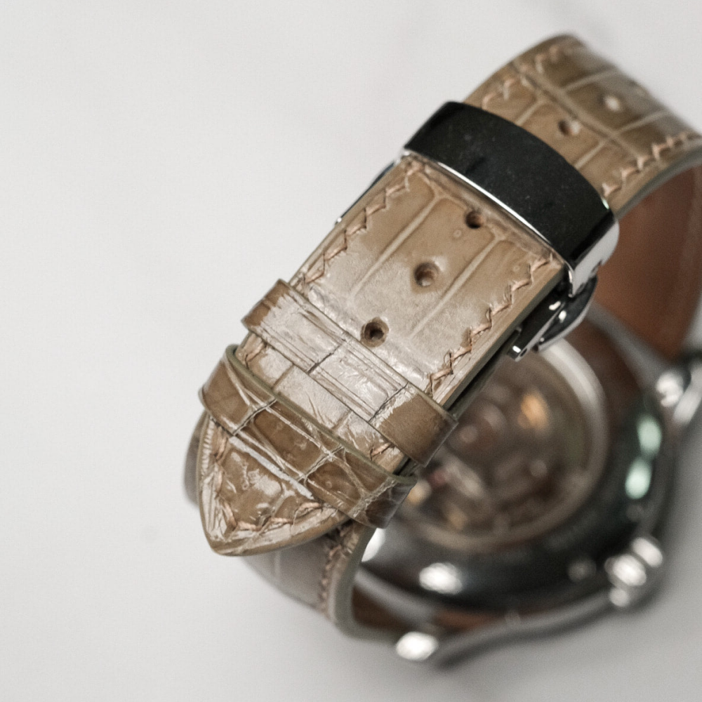 Alligator Leather Strap for Hamilton