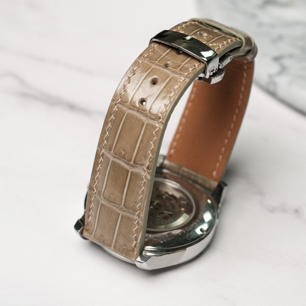 Alligator Leather Strap for Hamilton