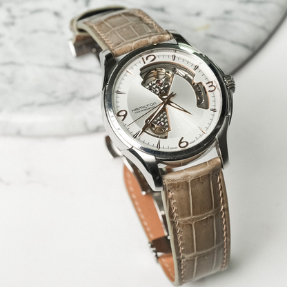 Alligator Leather Strap for Hamilton