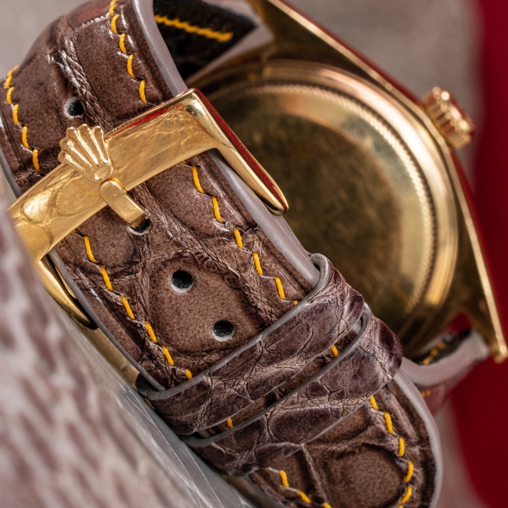 Rolex Day-Date Alligator Leather Strap – Handmade Custom Fit