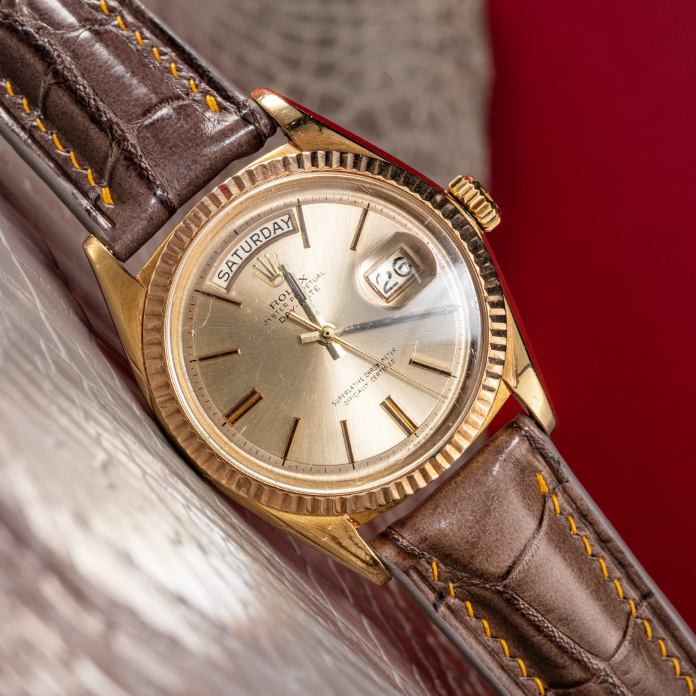 Rolex Day-Date Alligator Leather Strap – Handmade Custom Fit