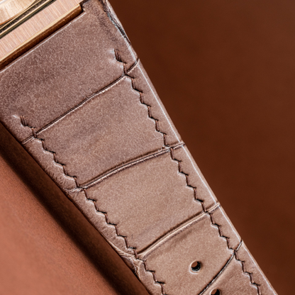 Alligator Leather Strap for Bvlgari