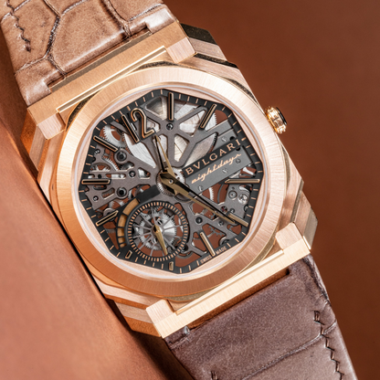 Alligator Leather Strap for Bvlgari