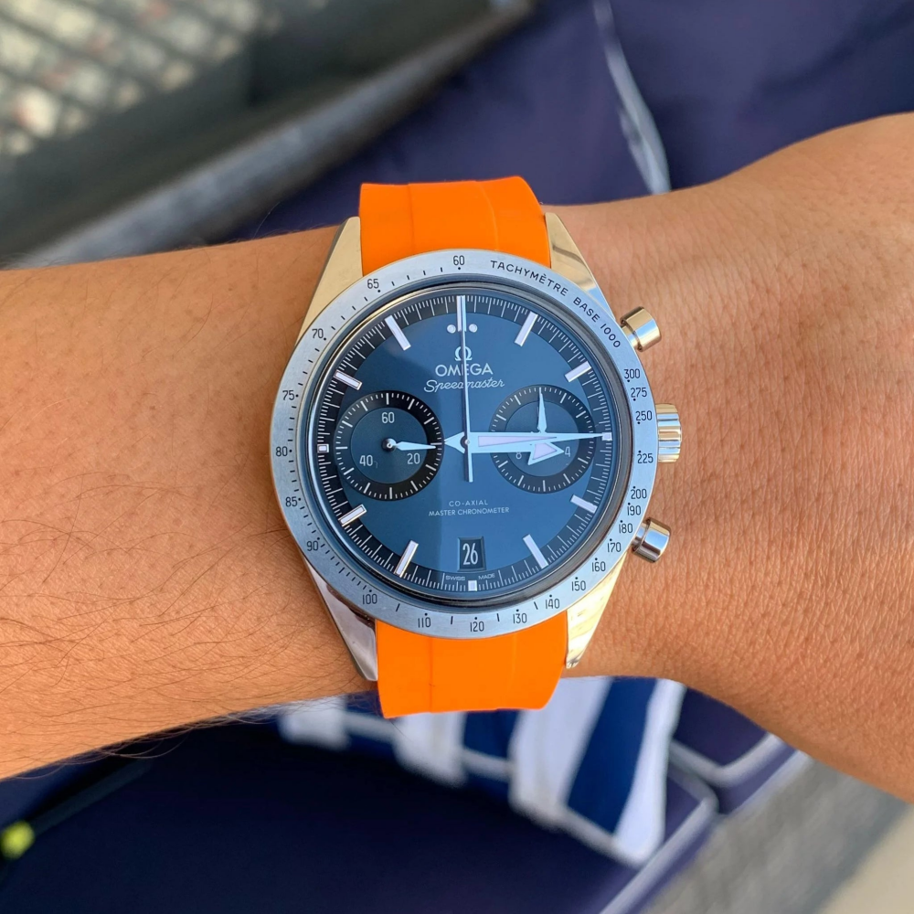 Omega Speedmaster FKM Rubber Strap