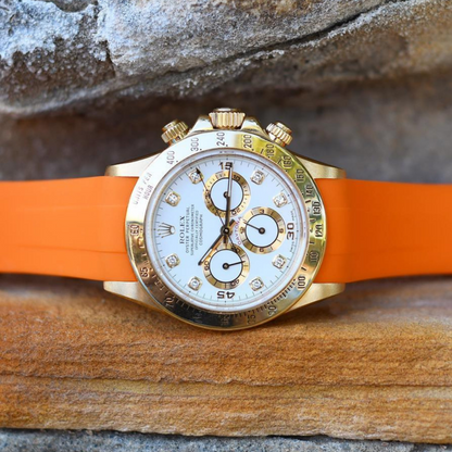 FKM Rubber Strap for Rolex Daytona Tang Buckle
