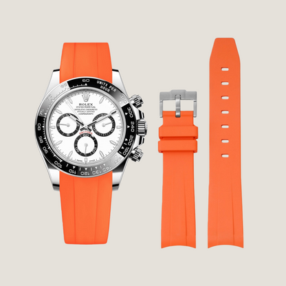 FKM Rubber Strap for Rolex Daytona Tang Buckle