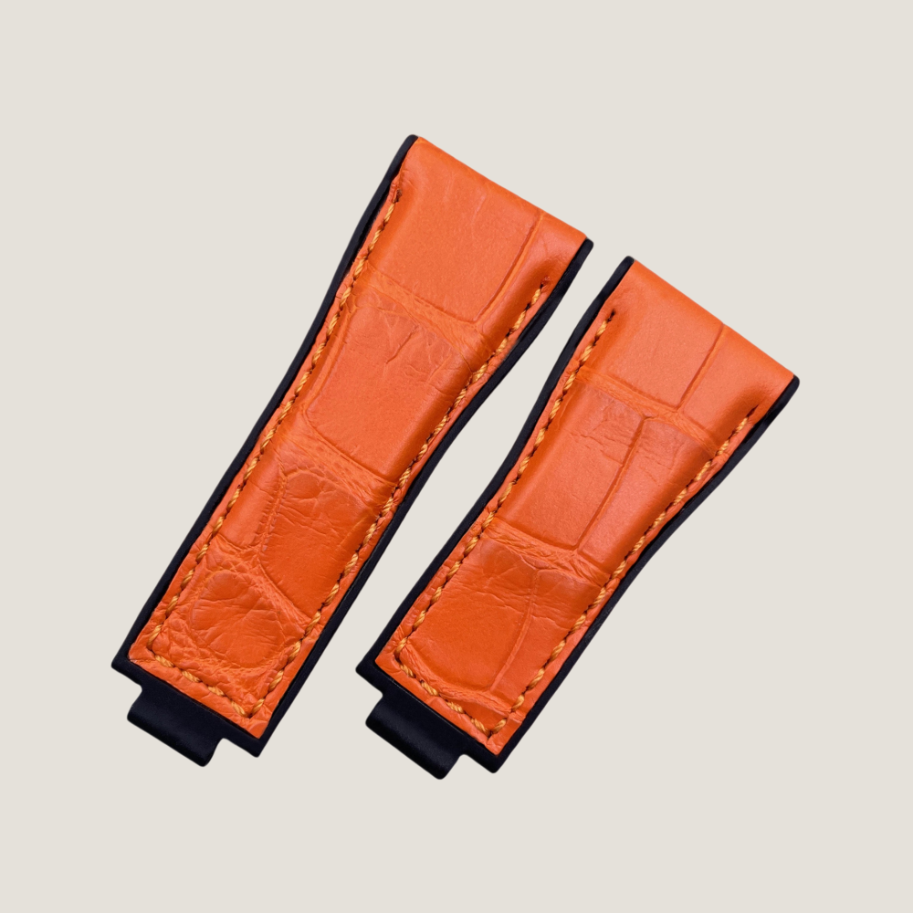 Hybrid Alligator & FKM Rubber Strap for Rolex